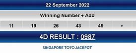 Live Draw Result Sgp 4D Hari Ini